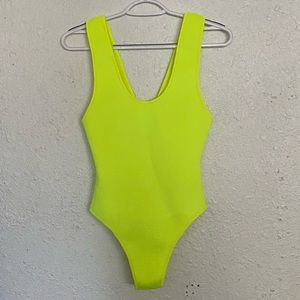 Neon love bodysuit